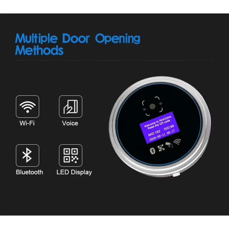 Sistema de control de acceso de puerta con dispositivo de control de acceso con código QR