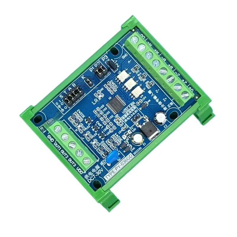 For 3-Channel differential encoder signal to NPN pulse + direction discrimination, filtering PY036GD/038GD