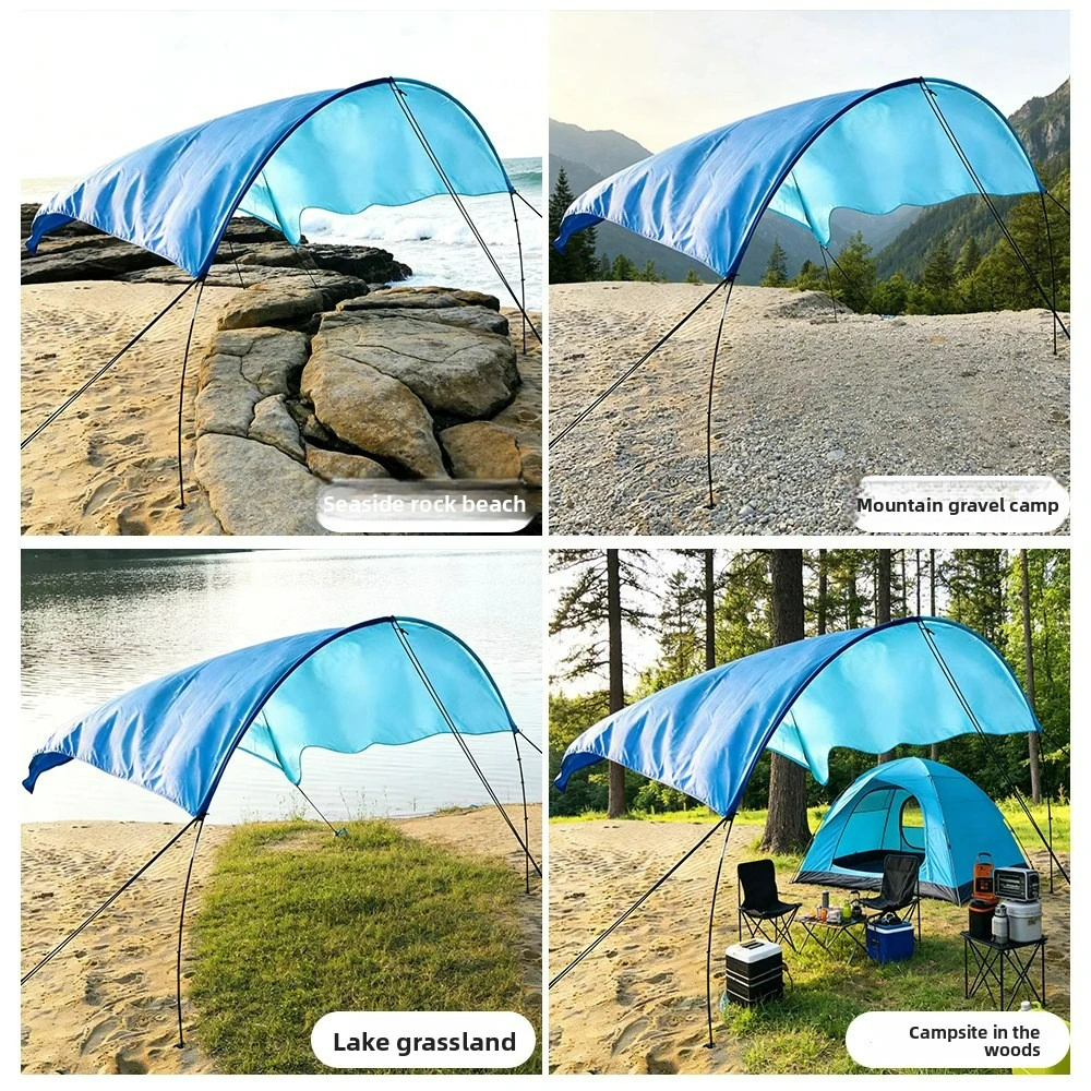 Portable Beach Canopy Tent Lig - Sun Sail Shade ulasan dan harga