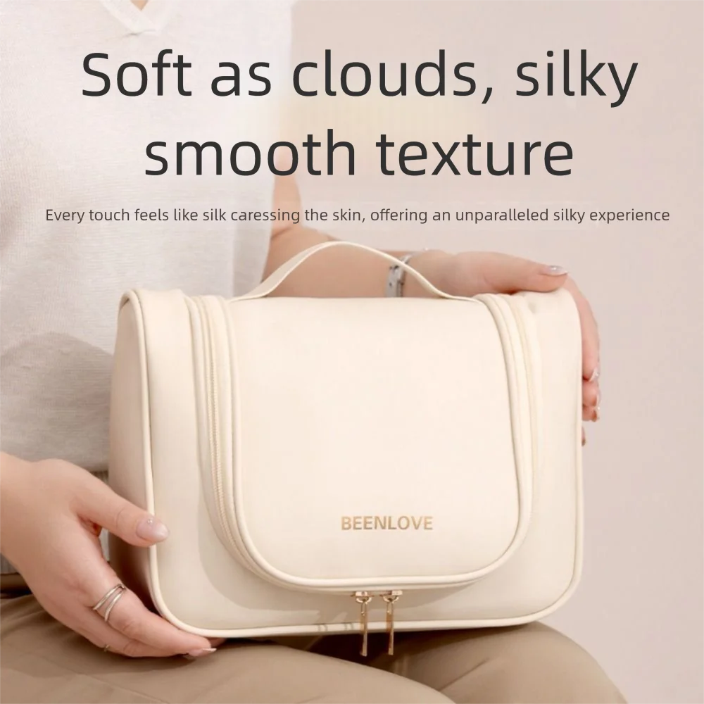 Сумки для хранения косметики большой емкости, многофункциональная пылезащитная подвесная косметичка, портативный водонепроницаемый органайзер для мелочей