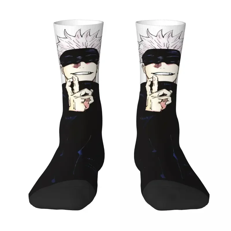 Y2K jujutsu Kaisen anime, satoru_gojo unisex windproof 3D print Happy Socks street style crazy sock