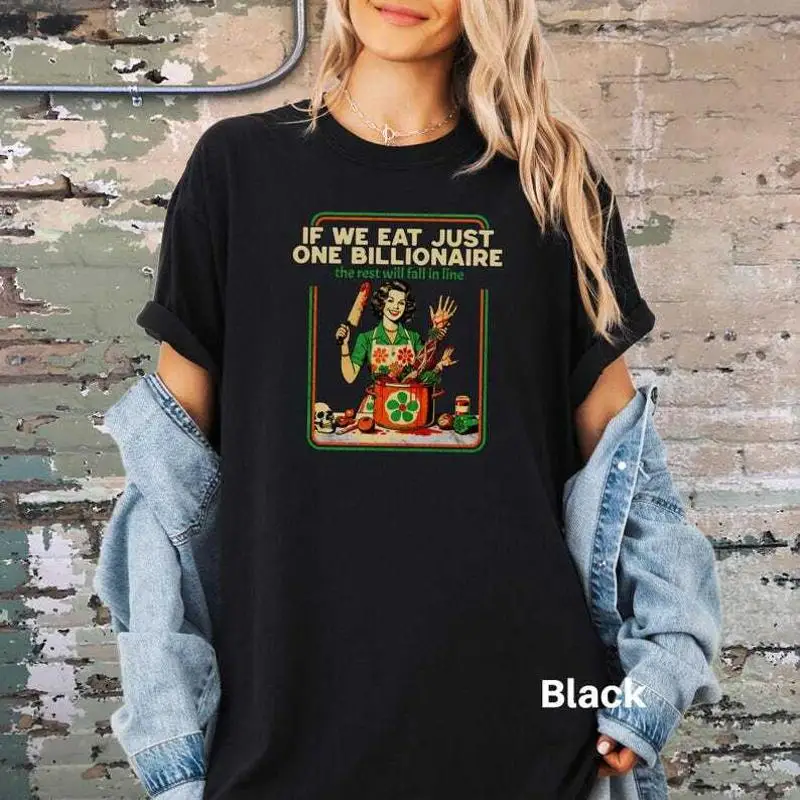 قميص Eat the Rich، تي شيرت FAFO مضاد للحصول على الضرائب السياسية الغنية S-5XL #1