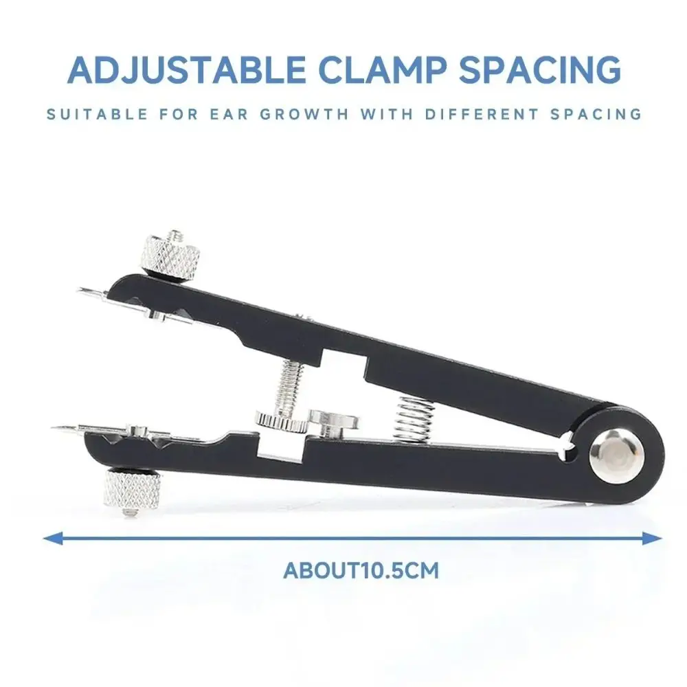 Набор плоскогубцев для часов из алюминиевого сплава, V-образный черный, серебристый инструмент для ремонта часов, пружинный стержень, инструмент для замены ремешка