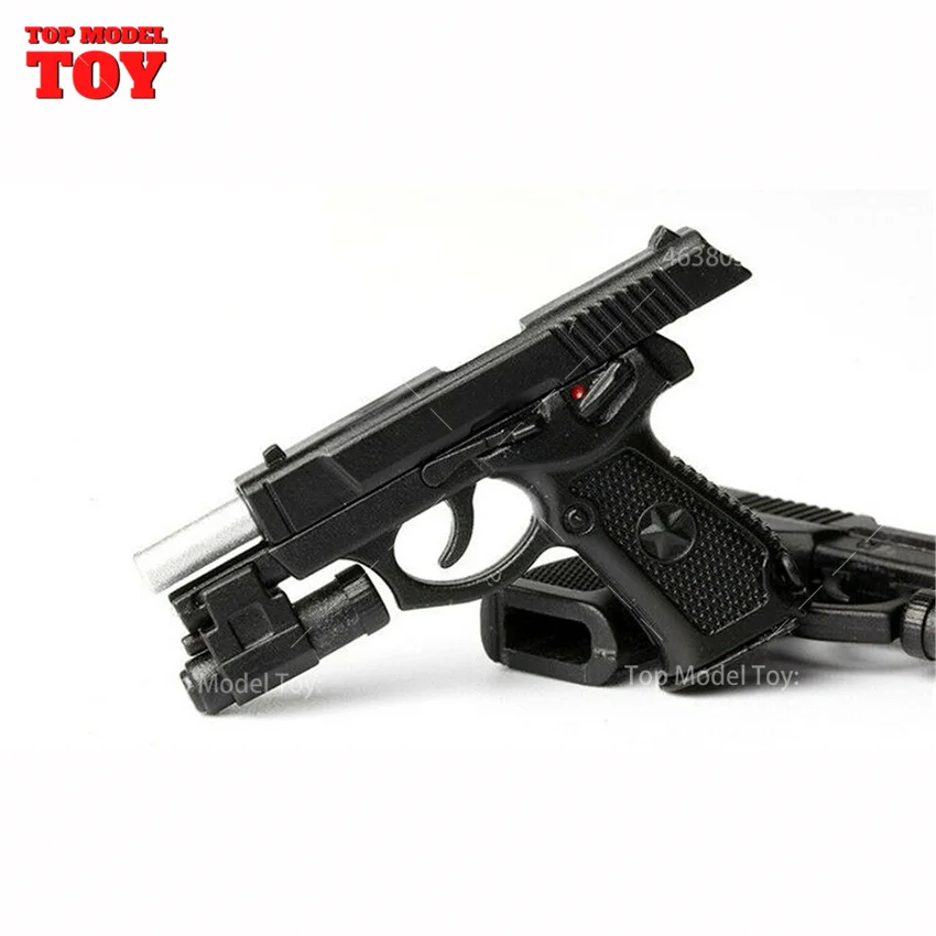 1/6 Scale QSZ92 Pistol Semi-automatic Guns Weapon Props Plastic Model Fit 12'' HT Action Figure Body Dolls