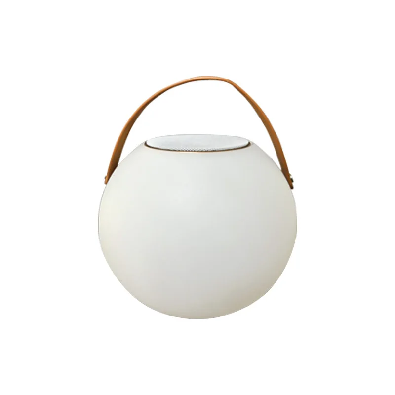 Haut-parleur Bluetooth LED Rechargeable, Audio rotatif, Portable, Conversion de lumière 16 couleurs, lumière Bluetooth pour l'extérieur