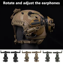 Tactical Helmet Headphone Rail Adapter OPS CORE ARC/Wendy M-LOK Helmet Mount Suitable for Tactical COMTAC III Shooting Headset