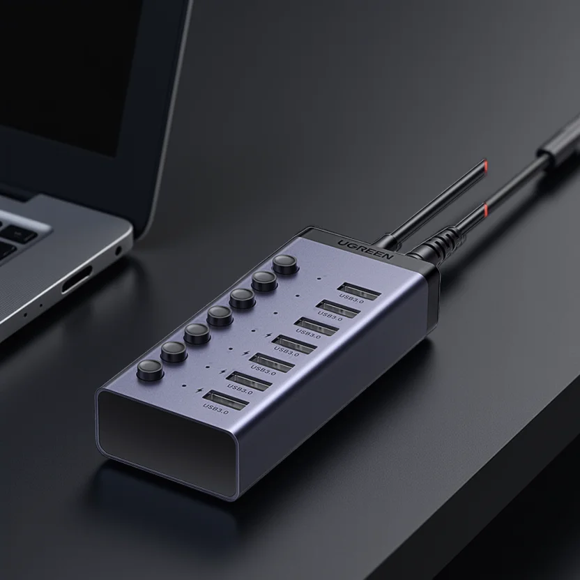 7-Port High-Speed USB Expansion Hub