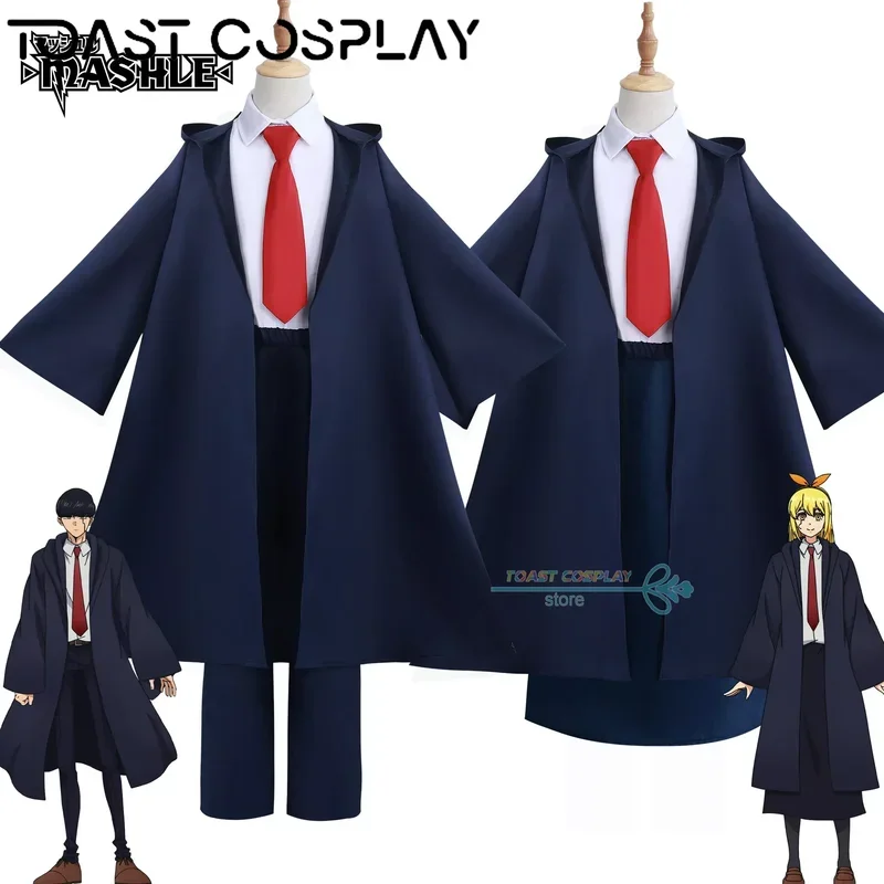 

Anime Mashle: Magic and Muscles Mash Burnedead Lemon Irvine Cosplay Costume Blue Easton Magic Academy Uniform Hallowen Suits