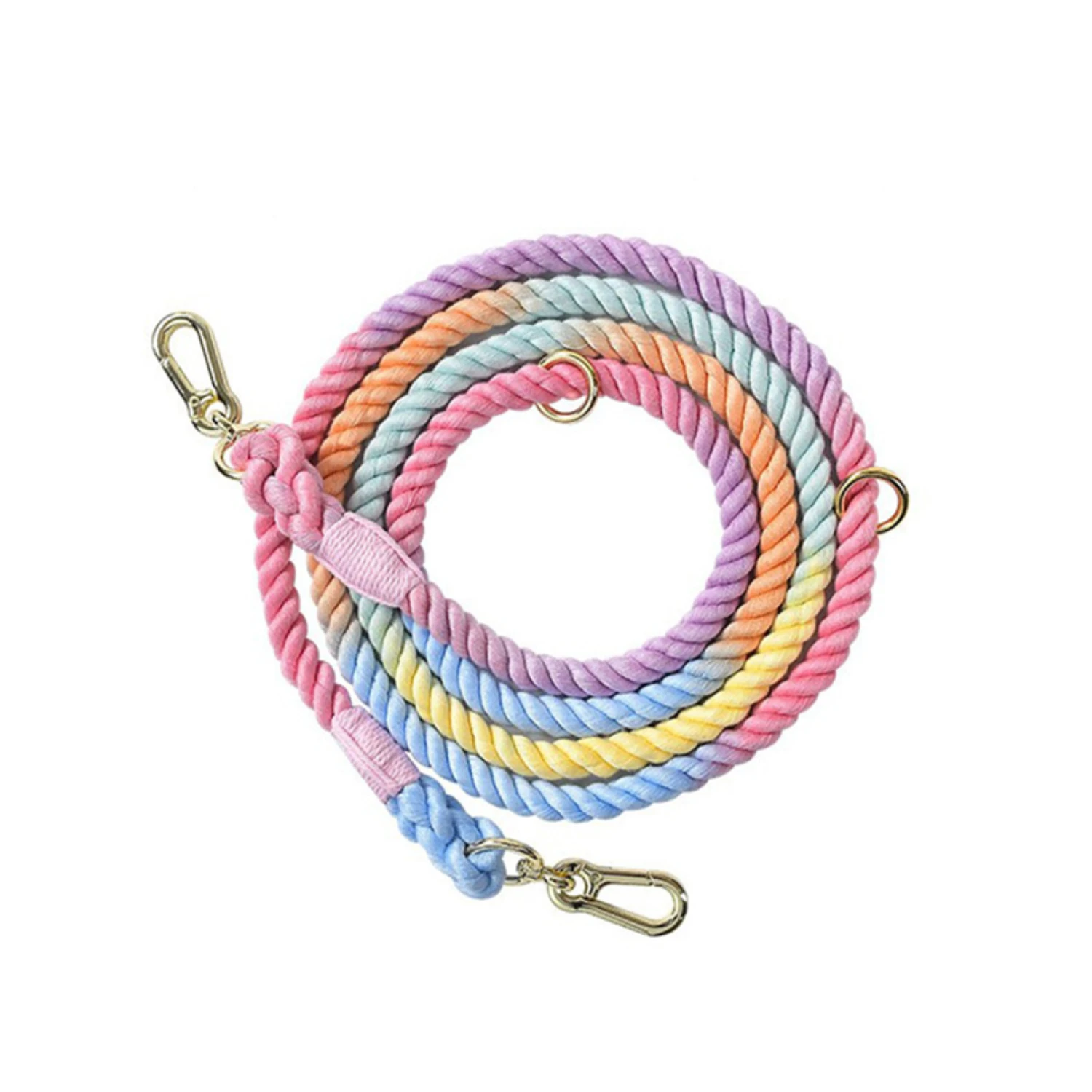 Heavy Duty Braided Cotton Rope Dog Leash - Sturdy, Durable, and Reliable - Superior Quality Materials for Long-lasting Durabilit