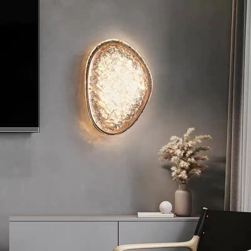 luxo crystal wall lamp platinum art exclusivo wall decor luz quarto lampada de cabeceira acrilico optico simples na cabeceira luzes led 01