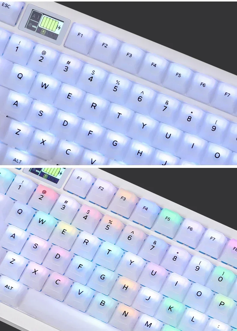 Fog Keycap, Double Shot INS Style Keycaps voor mechanisch gamingtoetsenbord, PBT OEM-profiel Keycap