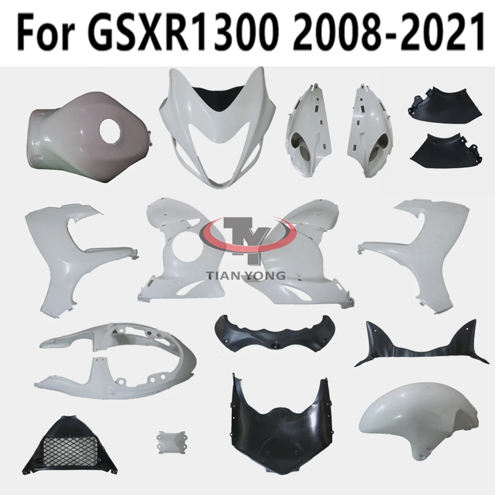 Motorcycle For GSXR1300 GSXR 1300 Unpainted Fairing Plastic parts Bodywork Components 2008-2009-2010-2012-2014-2016-2020-2021