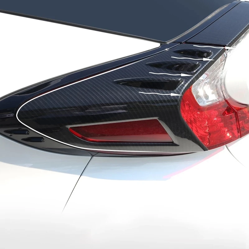 For Toyota C-HR C HR CHR 2016 2017 2018 ABS Carbon Fiber Fog Light Lamp Handle Side Wing Rear View Cover tailight cover