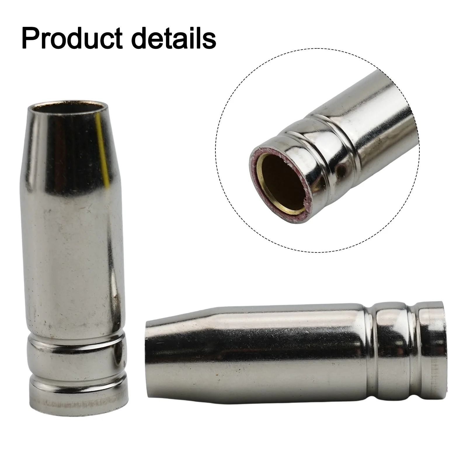 10pcs Gas Nozzle For Mb15 Mig Power Tool Accessory MB15 Nozzle 12mm Conical Nozzle Stable Performance Strict Quality Control