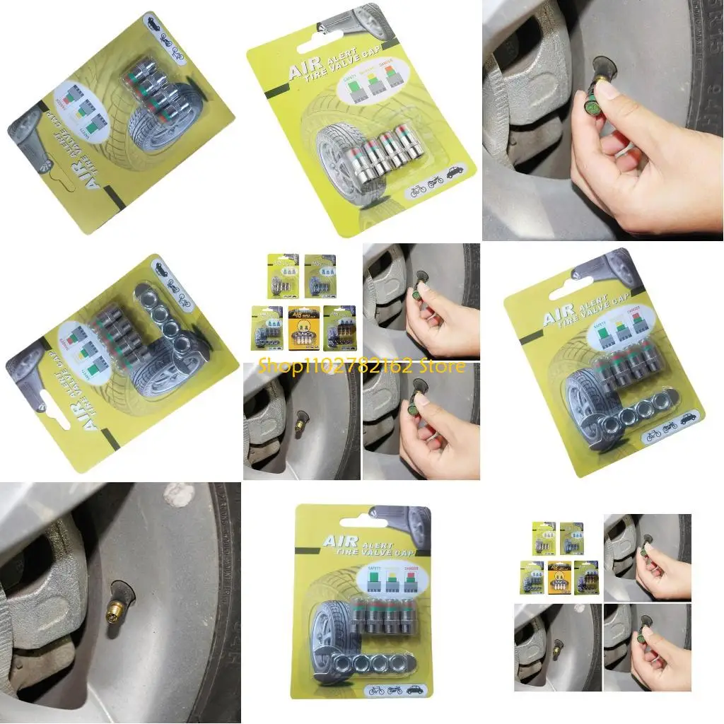 

547B Auto Tire Pressure Monitoring Valves Caps For Safe Driving Experience Detection