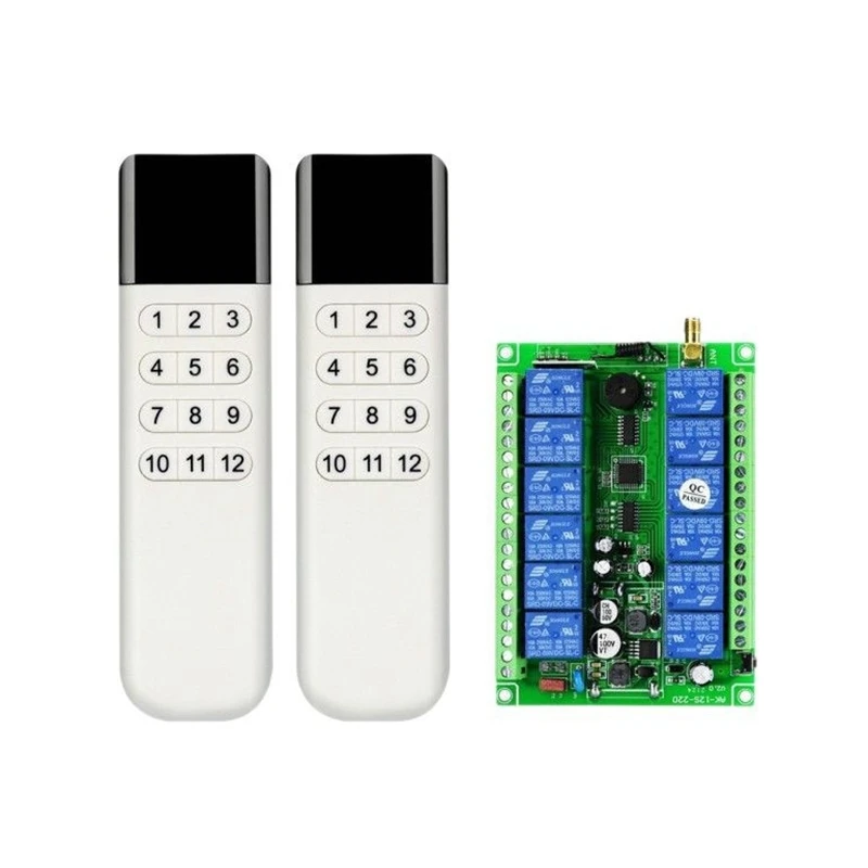 12CH Wireless Remote Control Switch, Used For Power Control Of Electrical Boxes, DC 12V/24V/48V Exhibition Hall lamp Controller