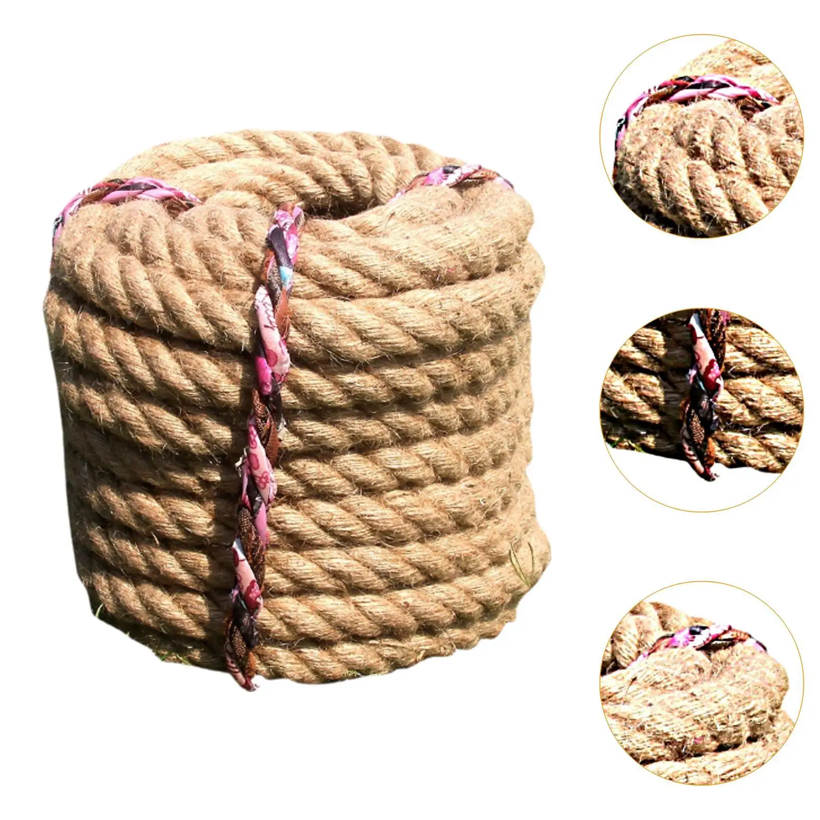 Jute Rope Furniture Protector Tug of War Rope for Home Decor Packing Binding