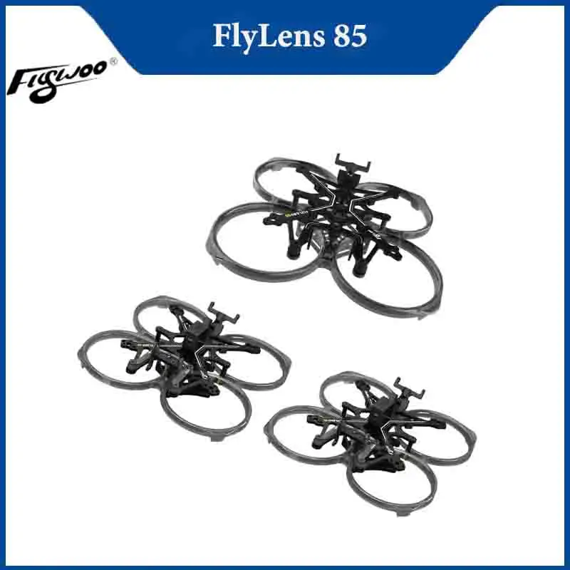طقم إطارات طائرة بدون طيار FLYWOO FlyLens 85 مقاس 2 بوصة FPV متوافق مع ملحقات O3ite / O4 / O4PRO RC