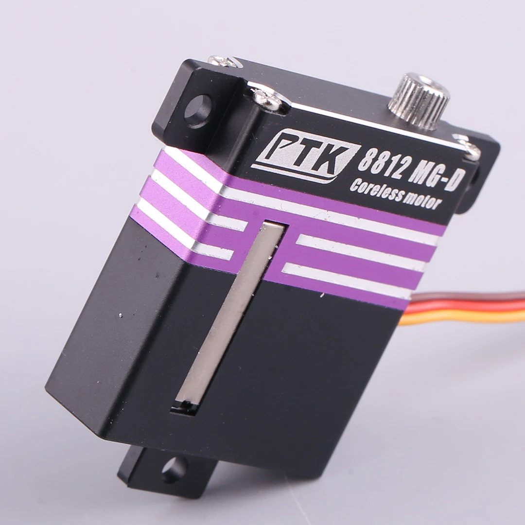 PTK 8812 TG-D 12kg Servo Metal Digital Steering Gear Low Body High Torque Low Body Steering Gear Drift Car Short Body - Image 6