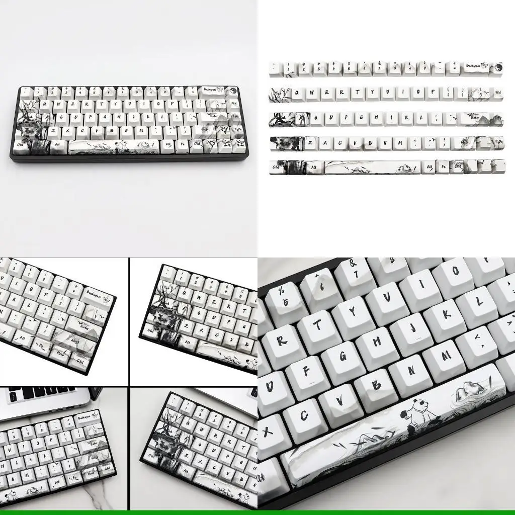 

U55C Kungfu Panda Keycaps OEM Profile Suitable for Cherry MX Switch for Key