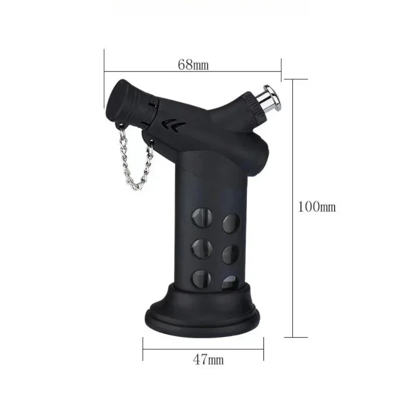 المحمولة المباشر رذاذ لحام بندقية نفخ أخف في الهواء الطلق يندبروف الشواء بندقية رذاذ صغيرة السيجار اكسسوارات السجائر هدية #6