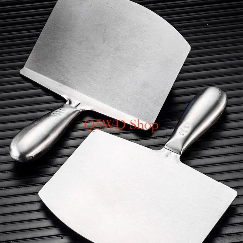 Q5WD Stainless Steel Spatula Tool Putty Scrapers Plastering Trowel For Applying Putty Spackle Adhesives On Various Surfaces