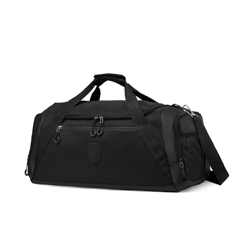Large Capacity Travel Duffle Bag Multi‑Pocket Weekend Overnight Bag Portable Sports Gym Luggage Handbag with Shoulder Strap