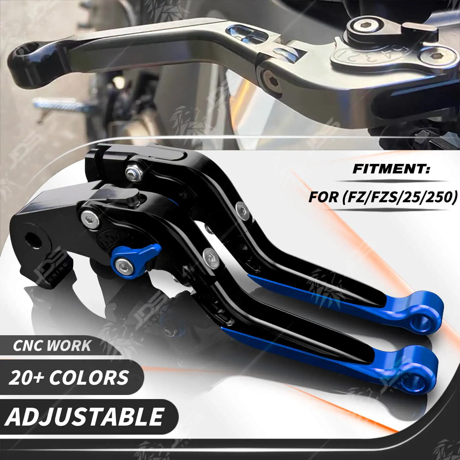 

For Yamaha FZ25/FZ 250/FZS25/FZS 250 2020-Present Clutch Lever Brake Lever Set Adjustable Folding Handle Levers Accessories