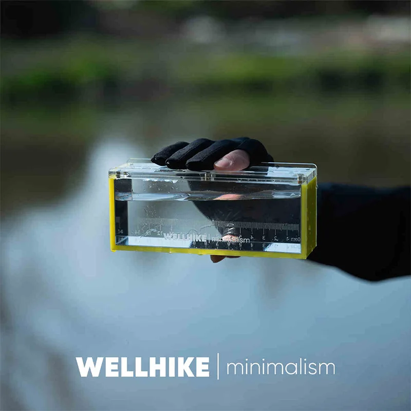 

Wellhike Mini Fish Observation Device Transparent Acrylic Wild Catching with Scale Stream Observation Box Portable