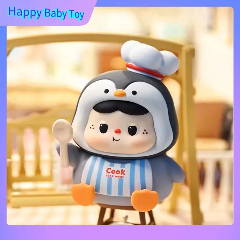 

100%Genuine Black Play Heyone Baobao Kitchenette Series Blind Box Cute Dolls Action Figure Desktop Ornament Birthday Gift