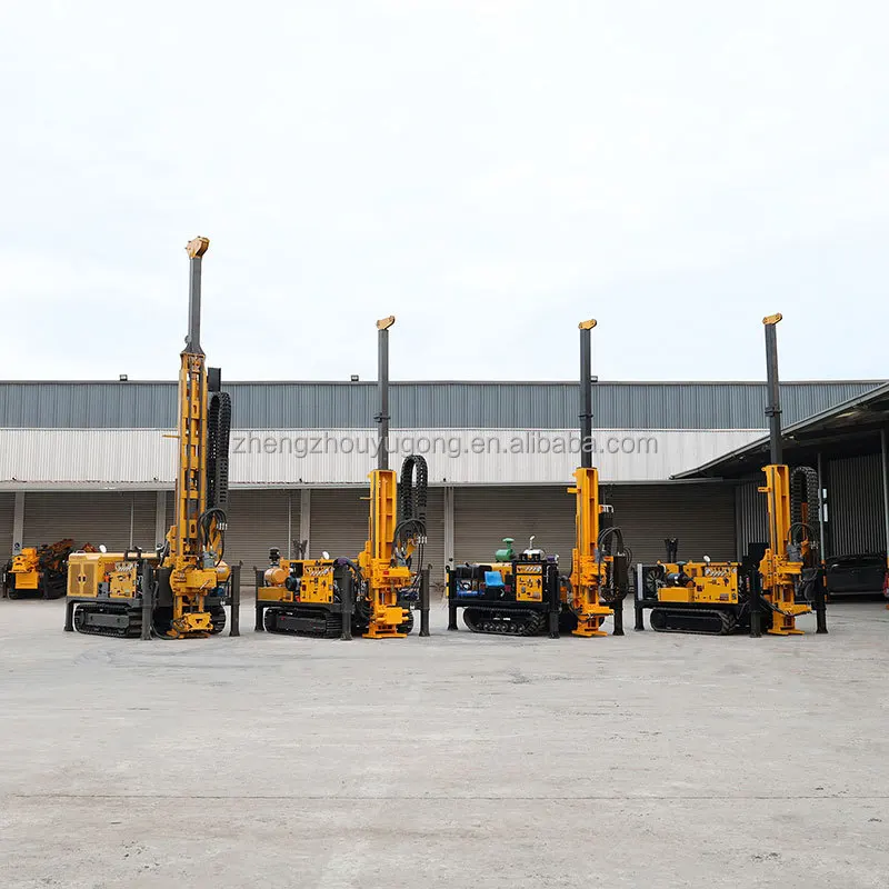 Multi Scenario Water Air Drill Rig Mud Rotary For Soft Formation Air DTH For Hard Rock Customized For Water Irrigation Well