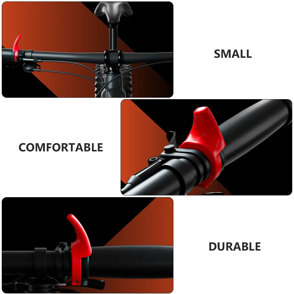 

1 Pair Handlebar Thumb Grips Ergonomic Bike Handbar Rest Durable Easy Install Small Cycling Accessory For Cycle Handlebars