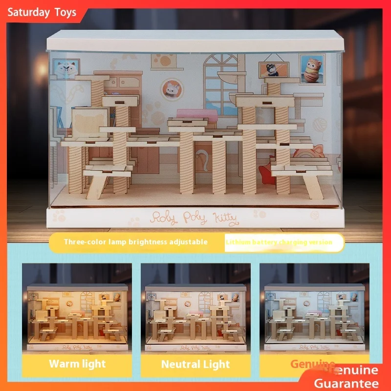 

Blind Box Storage Display Rack Dust-Proof Action Figure Storage Box Doll Model Display Cabinet Trendy Toys Desktop Toy Storage