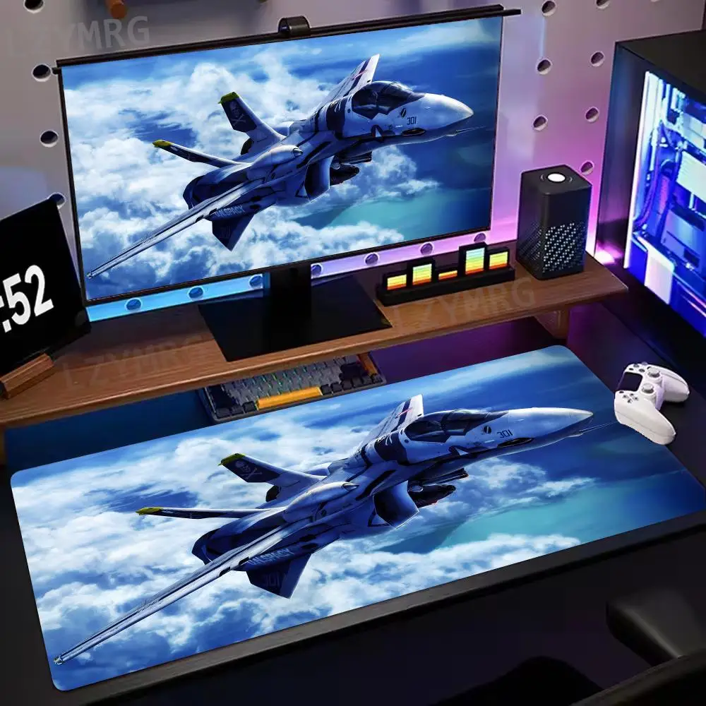 Attack Aircraft Mouse Pad Large Rubber Base Anti-slip PC Desk Accessories Mousepad for Offices and Gamer Keyboard Mats Decor Mat