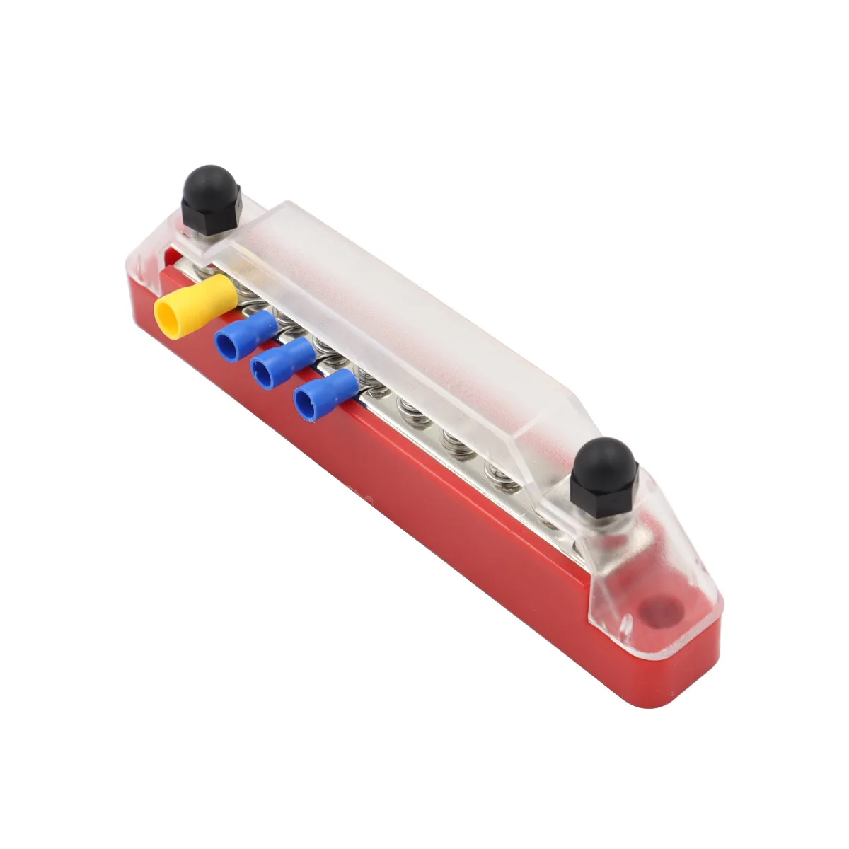 Rv and Yacht 150a Busbar, 10-way 14-way Screw Wiring Strip, Straight Row High-current Busbar with Terminals