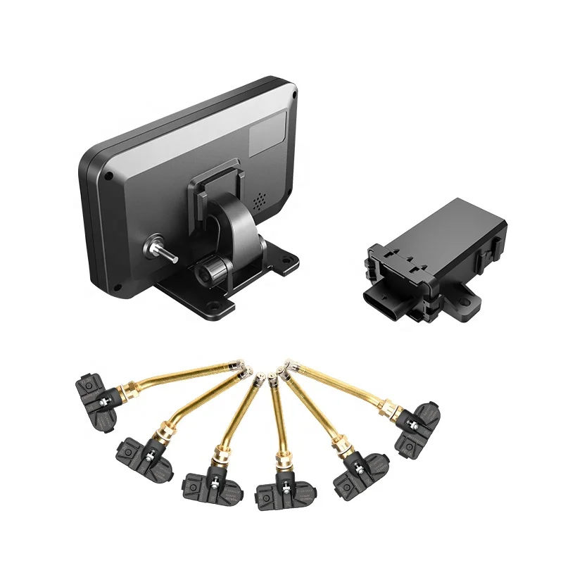 نظام مراقبة ضغط الإطارات RV لشاحنة الحافلة الثقيلة (TPMS) مع 26 عجلًا أجهزة استشعار لاسلكية داخلية مستشعر مراقبة في الوقت الحقيقي #3