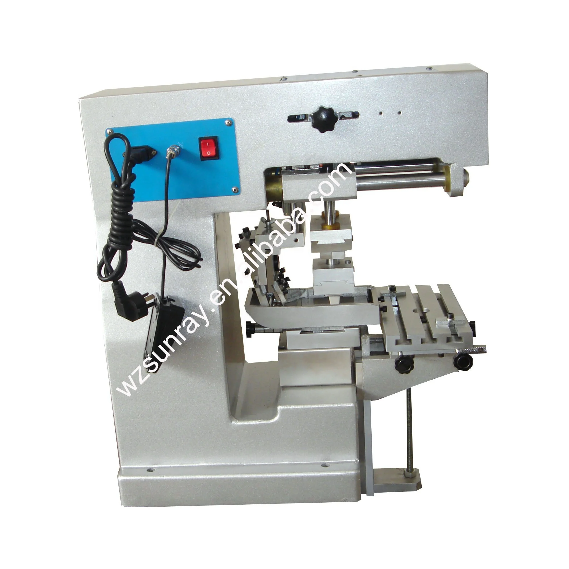 

Pneumatic Eyeglasses Frames Making Machinery Equipment 2 Color Pad Printing Hot Stamping Machine