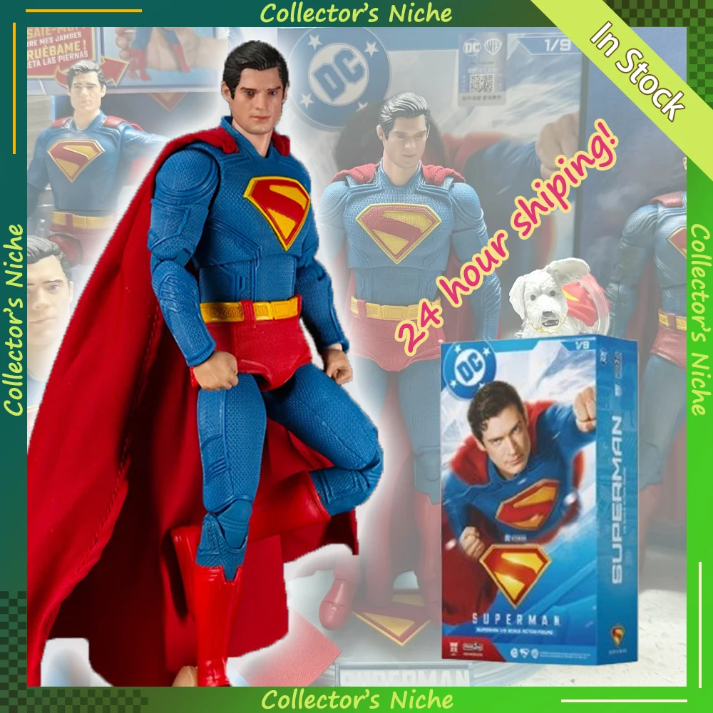 

In Stock Fondjoy Toys 2025 Superman Action Figure Movie Superman 19cm 1/9 Action Figure DC Multiverse Model Doll Original Model
