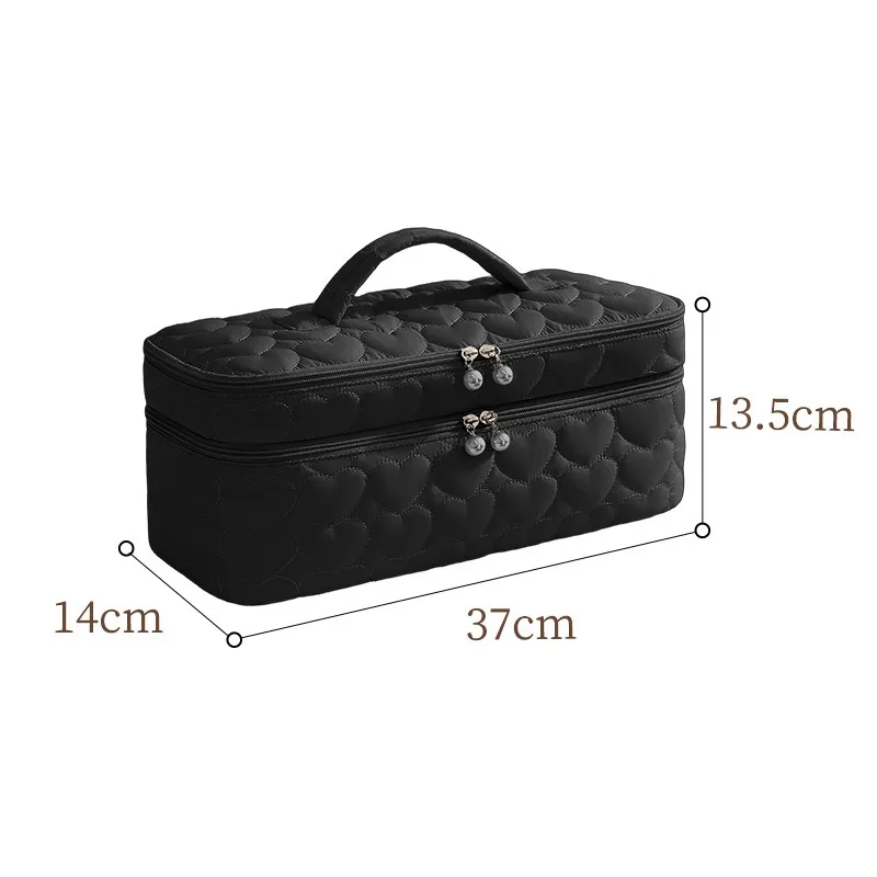 Double-layer Hair Dryer Storage Bag, Suitable for Dyson and Laifen Double-layer Curling Iron and Straightener Travel Bag