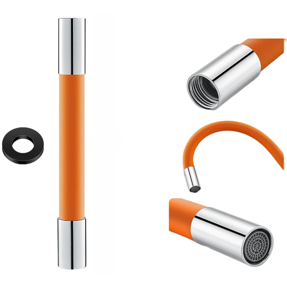 Stainless Steel Faucet Extender Compatible with Most Standard Faucets 360 Rotation Adjustable Length 30 5 6cm for Customized Use