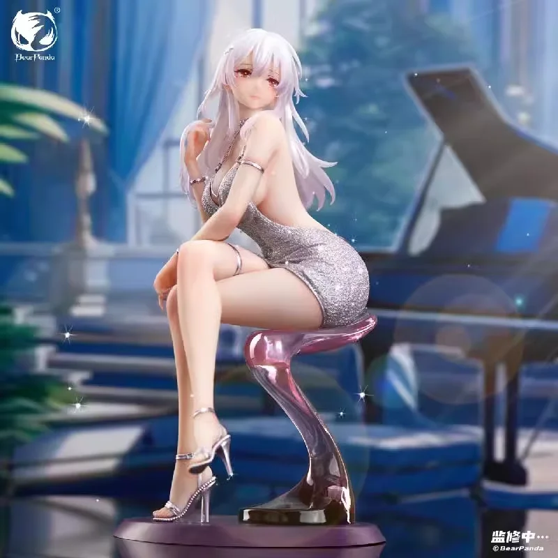 

BearPanda Selena 1/6 Dress Creamy Figure Model Long Hair White Hair Shines Starry Sea Collection, Gifts, High Quality