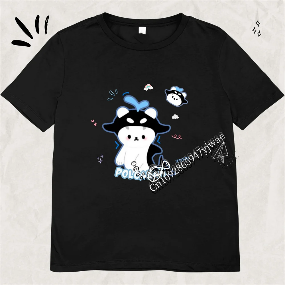 PondPuwin FourthEmini BrightWin Paar-Maskottchen Grafik Kurzarm Hochwertiges Streetwear-Oberteil Fans T-Shirt Sommer Herren Damen T-Shirt – Detail 10