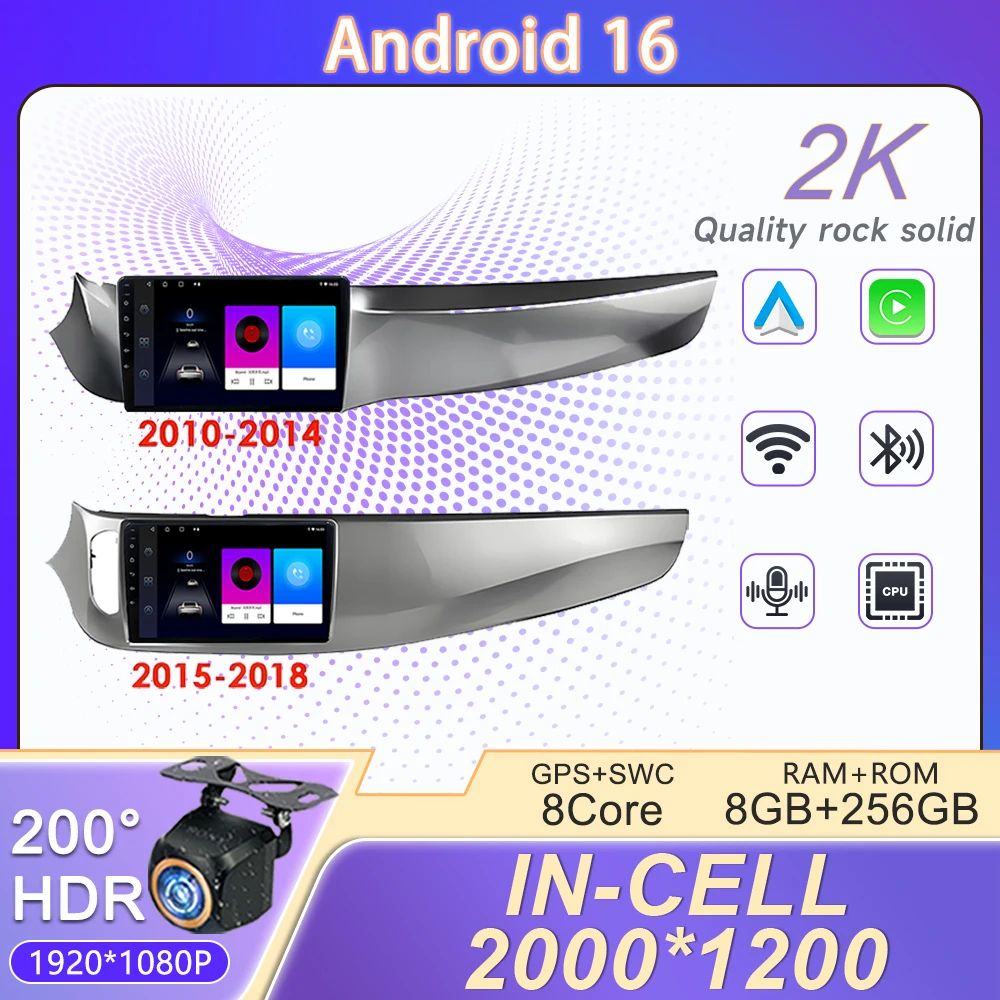 Android 16 Radio For Alfa Romeo Giulietta 2010 - 2018 Car Multimedia Player Touch Screen GPS Navigation No 2din DVD DSP Dash Cam