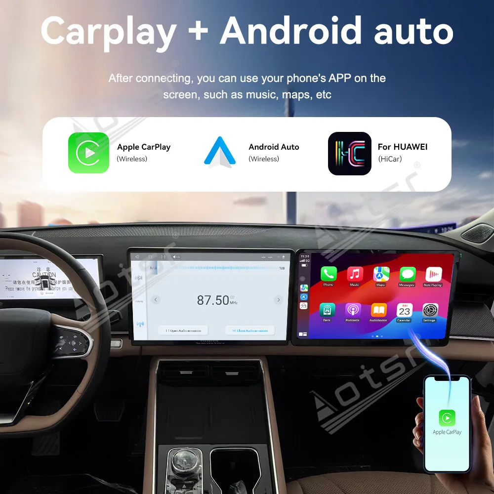 15.6 Inch Co-pilot Screen For Chery Tiggo 8L 2024-2025 AI Touch Screen Multimedia Player GPS Navigation Headuint Car Accessories