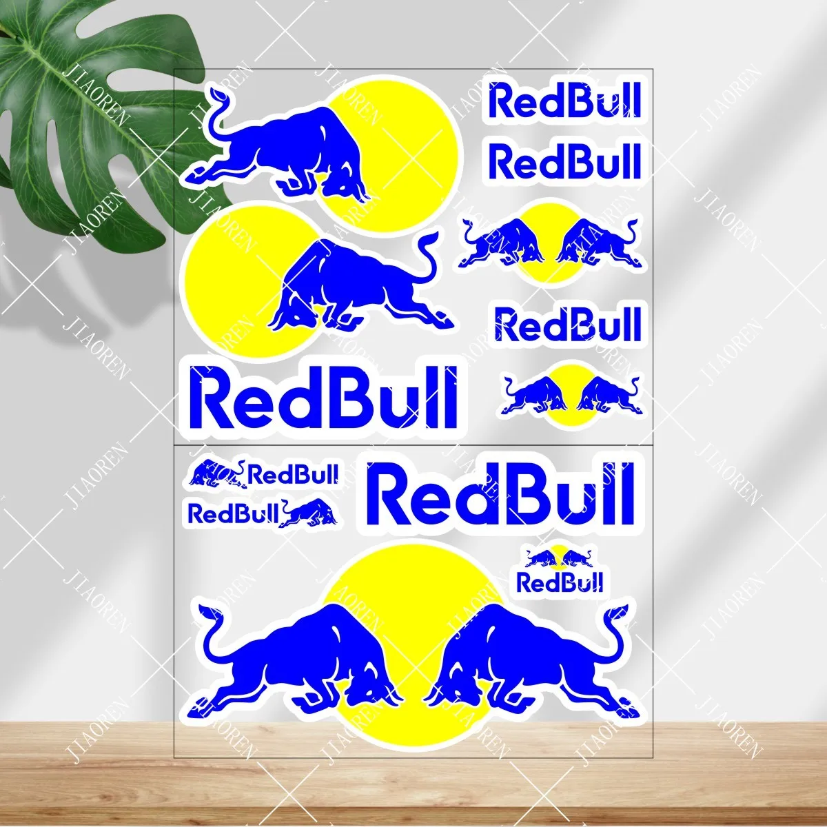 الهالوين ريد بول ملصق شعار دراجة نارية خزان خوذة سيارة دراجة عاكسة ملصق مائي كيت # 4