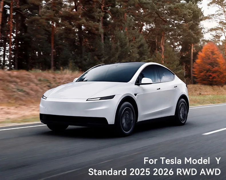YZ für Tesla Model Y Standard Juniper RWD 2026 2025 Mittelkonsole Untere TPE-Aufbewahrungsbox Ladepad-Organizer Auto-Zubehör – Detail 2