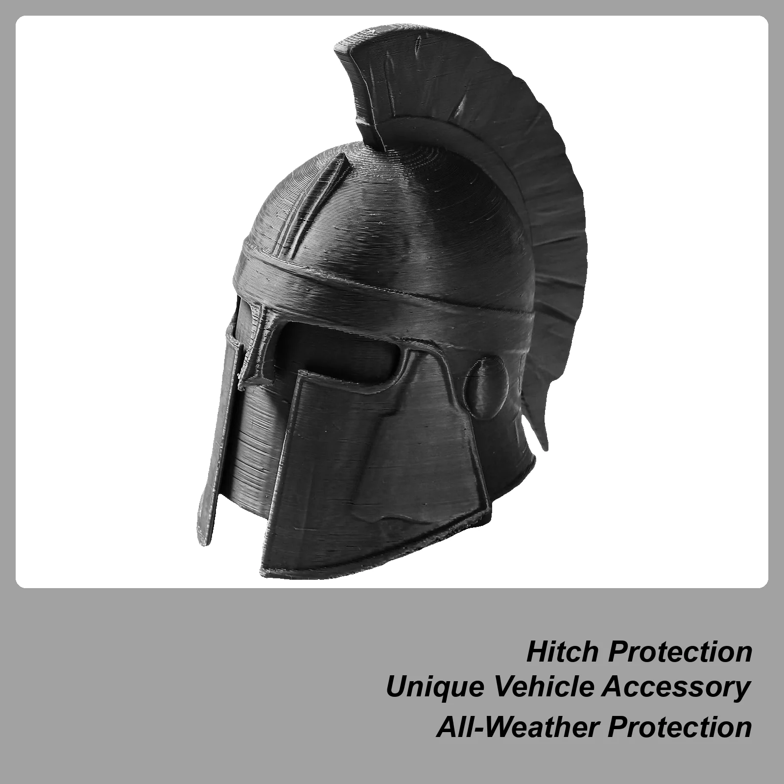 

Чехлы сцепного устройства грузовика, 3D-печать, внешняя забавная мультяшная крышка-гладиатор в форме трубки, заглушка для автомобилей, квадроциклов, лодок, грузовиков, автомобилей