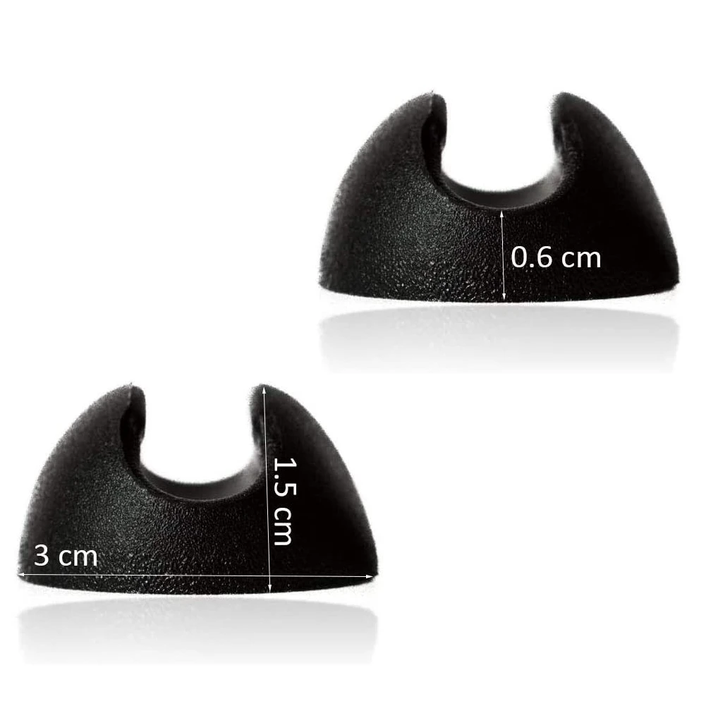 A17G 10 Buah Kaki Pelindung Kaki Jepit Rambut Kaki Meja Kopi Logam untuk 10-12Mm Kaki Meja Jepit Rambut Perlengkapan Furnitur DIY