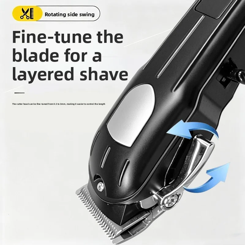 液晶デジタル電動プッシュはさみ家庭用メンズヘアカットシェーバ - Power Tools Underwater のレビューと価格