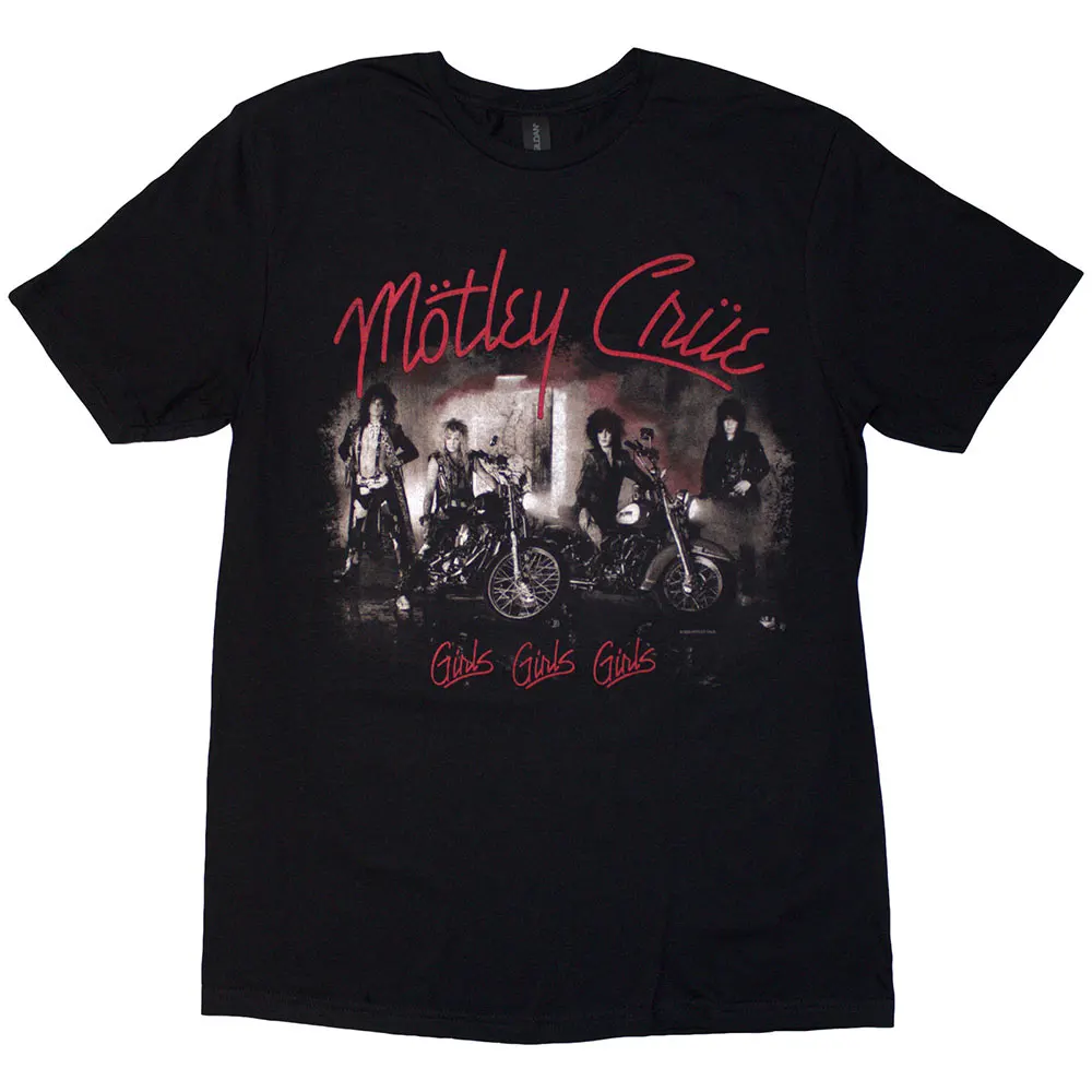 Summer Rare Motley Cruer Graphic Cotton T-shirt Unisex Summer Short Sleeve Fashion Brand Tee Luxury Casual Vintage Tees